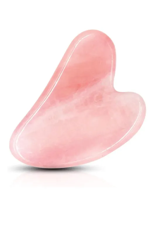 Caelia zmsj025 Pembe Kuvars Yüz Masaj Taşı Gua Sha %100 Doğal