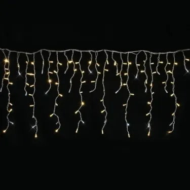 Çakar Led Işık Perdesi 4m 120 Led 20 Saçaklı Dış Mekan