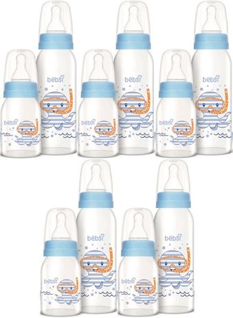 Cam Biberon Seti Mavi (250ML+125ML) (5 Li Set)