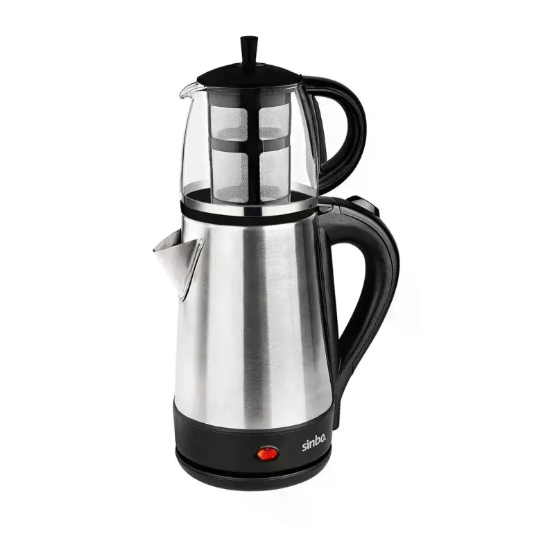 Cam Demlikli Elektrikli Çelik Çaycı Seti 1600W - 1.7LT - 0.7LT STM-5836