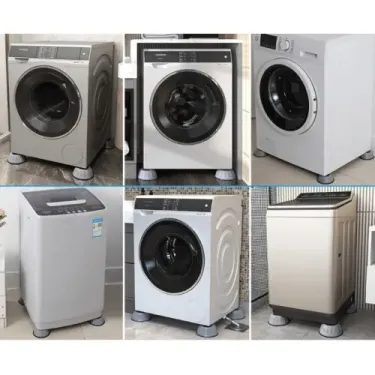 Çamaşır Makinesi Kayma Ve Titreşim Engelleyici - Gürültü Emici Aparatlar 4 Lü Set (4745)