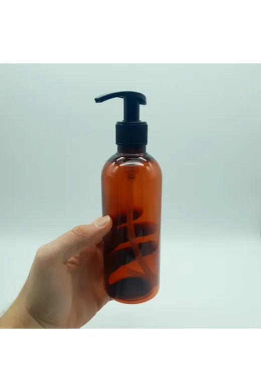 cambalaj SABUNAMBER 2 Adet 400 Cc Amber Pet Sabun-Şampuan Şişesi