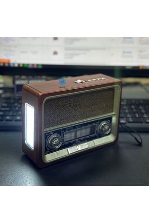 Cameron 102Bt Solar Güneş Enerjili Nostaljik Müzik Kutusu Fenerli Radyo Bluetoothlu Mp3 Çalar Fm Radyo Usb
