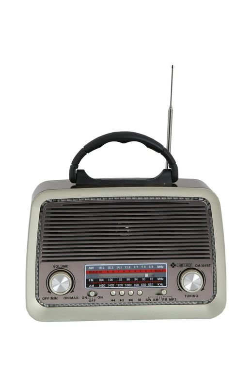 Cameron Cm-301Bt Cannavaro Cm 301 Bt Bluetooth Nostaljik Radyo Kahve