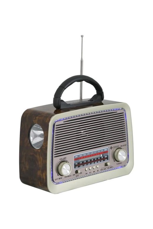 Cameron Cm-301Bt Cannavaro Cm 301 Bt Bluetooth Nostaljik Radyo Kahve