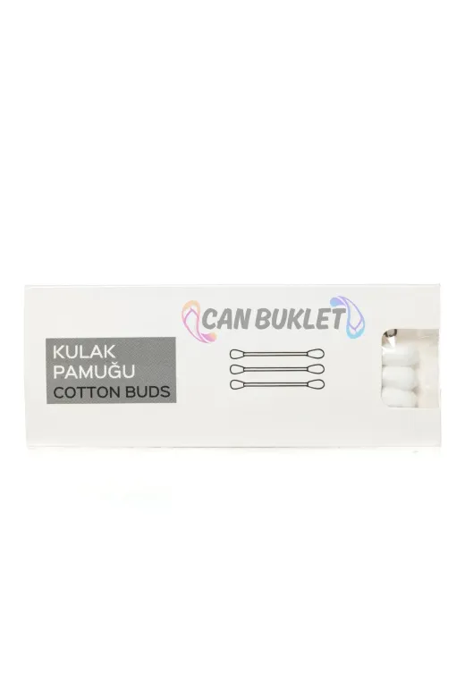 Can Buklet KLK1cbk 100 Adet Otel Tipi Tek Kullanımlık Kutulu 3 Adet Kulak Pamuğu