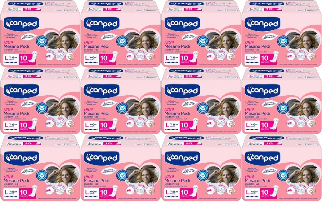 Canped Mesane Pedi Ultra L - Large - Büyük - Yoğun 120 Adet (12PK*10)