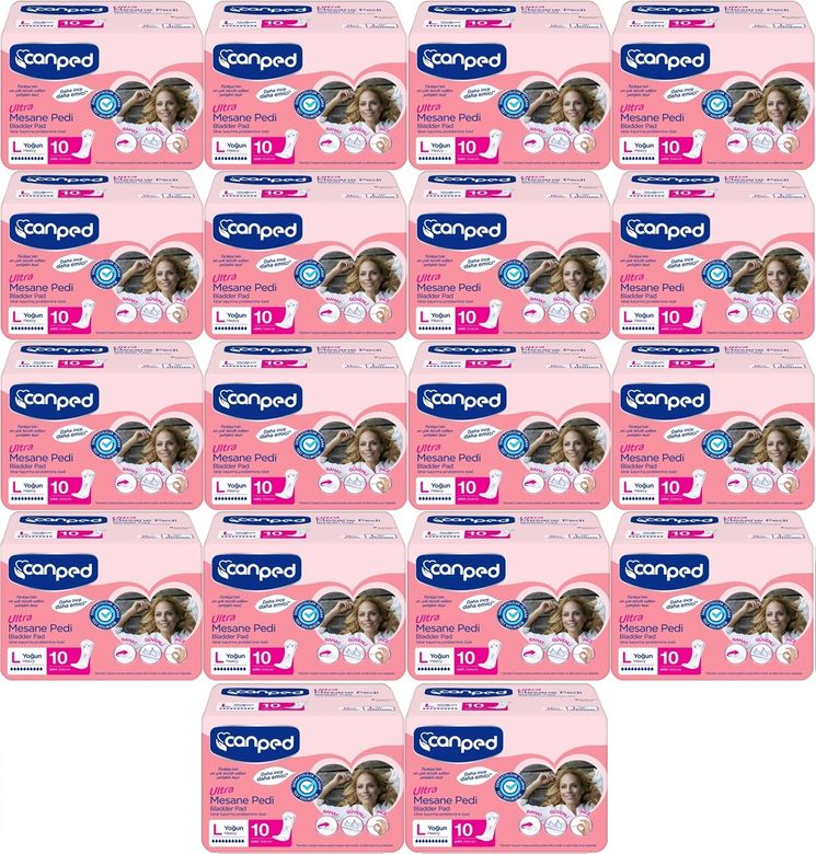 Canped Mesane Pedi Ultra L - Large - Büyük - Yoğun 180 Adet (18PK*10)
