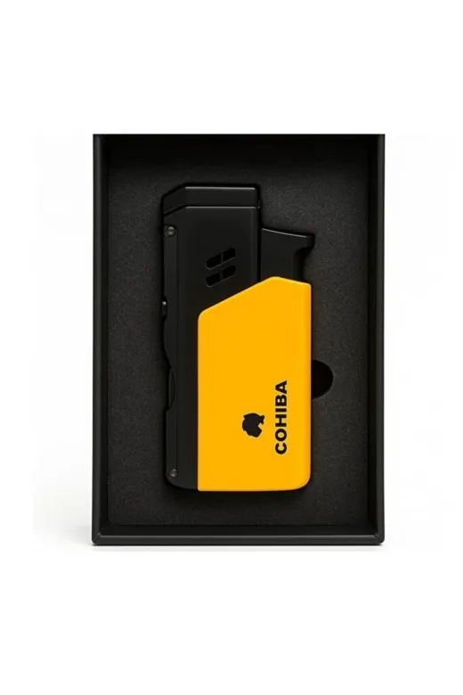 Cantayurdu CCM6680S Cohiba Ccm6680 Dahili Delici & İğne Tek Torch Pürmüz Puro Çakmağı