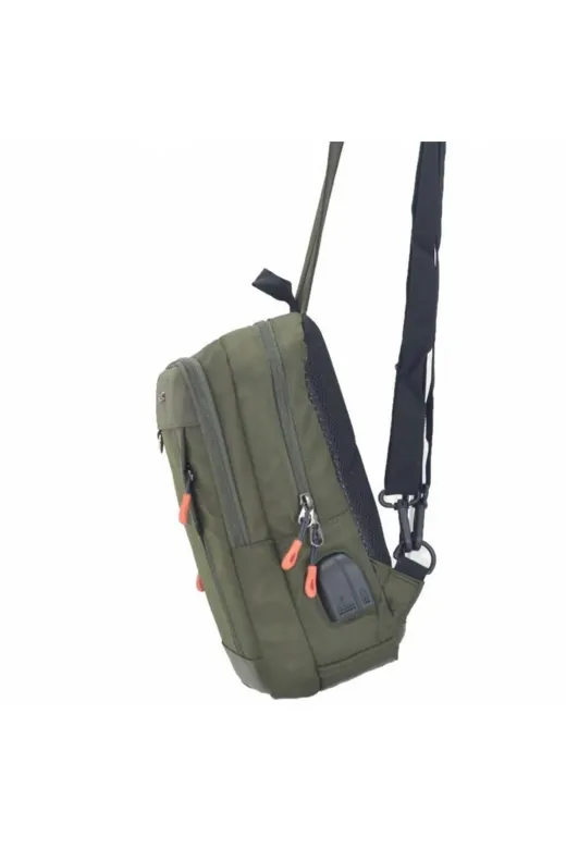 Cantayurdu CCS71296YY Ççs 71296 Usb Çapraz Omuz Çantası Yeşil