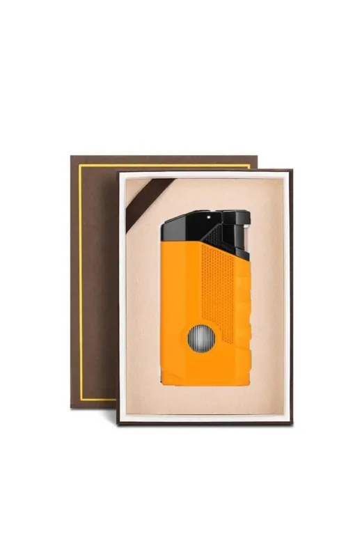 Cantayurdu CM0649S Cohiba 3 Jet Alevli Torch Puro Çakmağı – Sarı Rüzgara Dayanıklı | Ccm0649