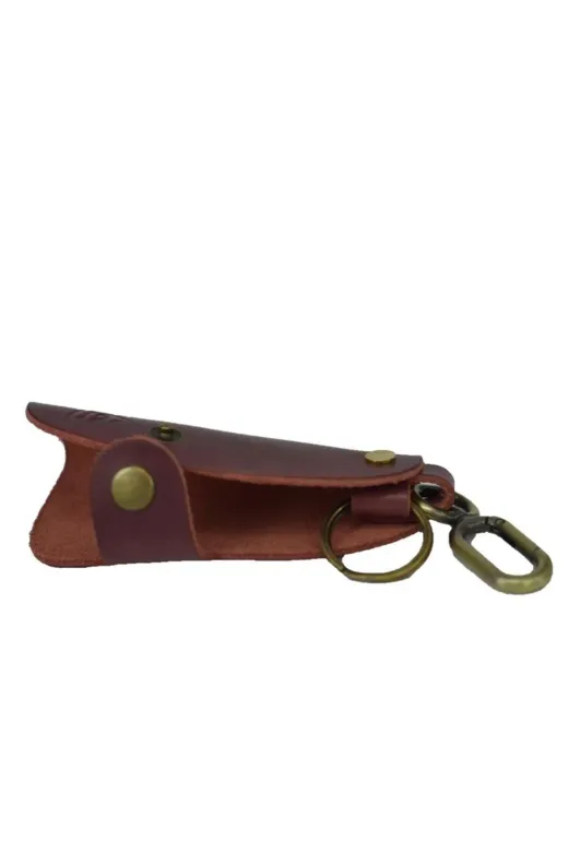 Cantayurdu CY537 Hakiki Deri Slim Anahtarlık Bordo
