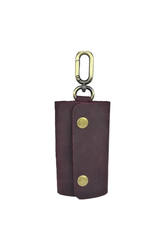 Cantayurdu CY551 Hakiki Deri Antik Anahtarlık Crazy Bordo