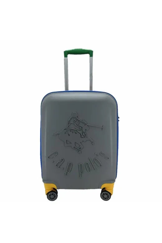 Cantayurdu Polo236 Cap Polo's Polipropilen Küçük Boy Valiz Gri