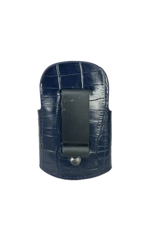 Cantayurdu Ste113 Hakiki Deri Stetoskop Tutucu Organizer Holder Kroko Lacivert