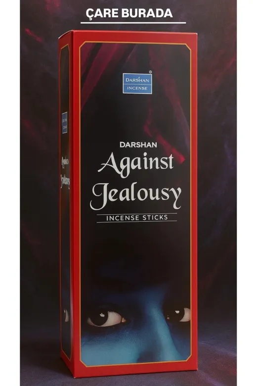 Çare Burada AgainstJealousytütsü Darshan Incense - Against Jealousy 20'li Çubuk Tütsü (Nazara & Kötü Enerjilere Karşı Koruma)