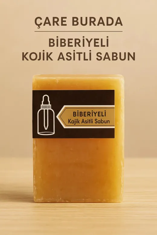 Çare Burada biberiyekojikasitlisabun Biberiyeli & Kojik Asitli Sabun