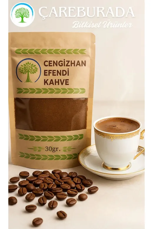 Çare Burada careventka Özel Üretim Cengizhan Efendi Türk Kahvesi 30 Gr