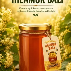 Çare Burada - Ihlamur Balı 1 Kg (Karacabey Ihlamur Ormanı)