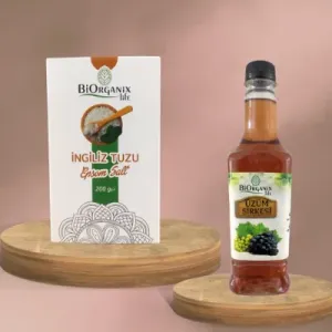 Çare Burada Ingiliz Tuzu 200 gr ve Üzüm Sirkesi 480 gr