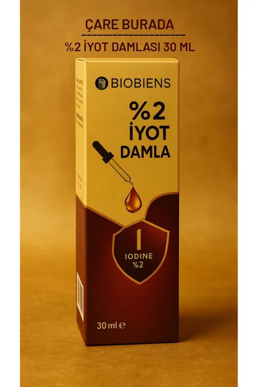 Çare Burada iyotdamlası Biobiens - %2 İyot Damlası 30 Ml