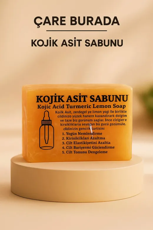Çare Burada kojikasitsabun Kojik Asit Sabunu