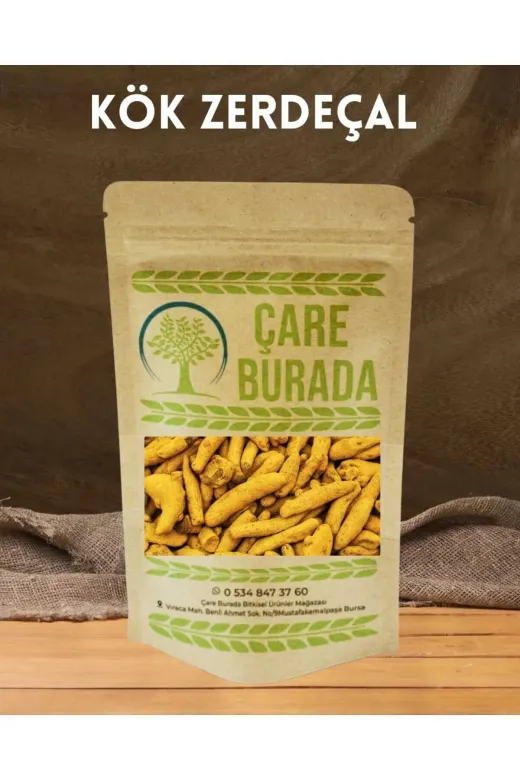 Çare Burada kokzercar Kök Zerdeçal 100 Gr