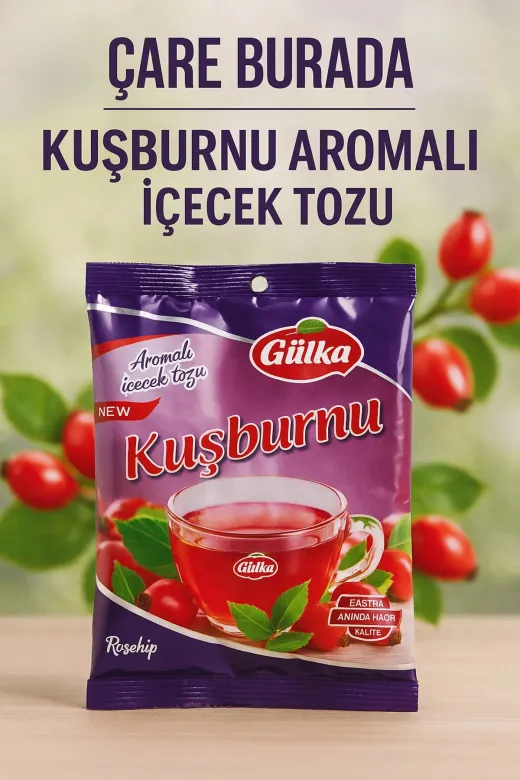 Çare Burada kuşburnuçare Kuşburnu Aromalı İçecek Tozu 250 Gr