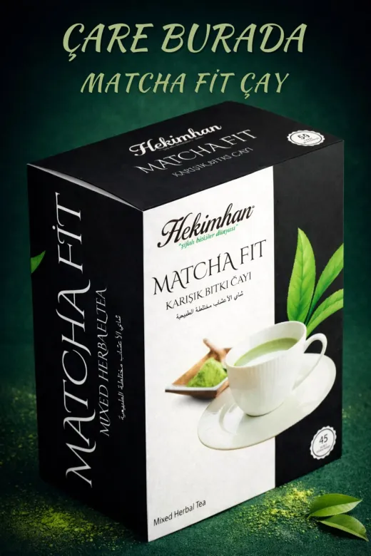 Çare Burada P4191S9966 Matcha Fit Çay (45'li Süzen Poşet)
