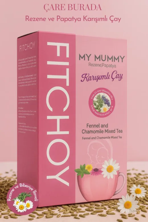 Çare Burada P5380S4448 Fitchoy - Rezene & Papatya Çayı 90 Gr X 45 Adet (Biberiye İlaveli)