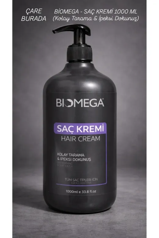 Çare Burada P5499S2496 Onarıcı Saç Kremi 1000 Ml (Kolay Tarama & İpeksi Dokunuş)
