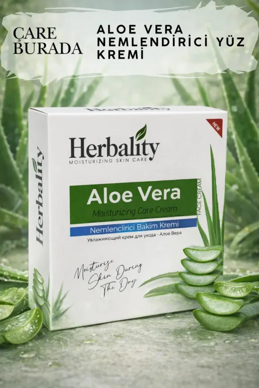 Çare Burada P5502S7709 Aloevera Özlü Nemlendirici Yüz Bakım Kremi 150 Ml