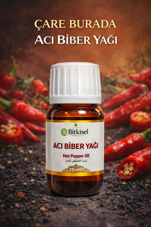 Çare Burada P5546S6568 Bitkisel Acı Biber Yağı 20 Ml