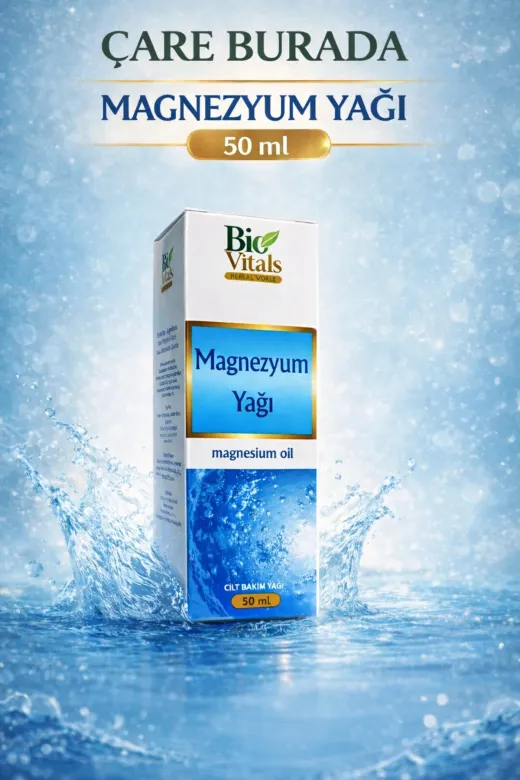 Çare Burada P5633S1752 Magnezyum Yağı 50 Ml (Cilt Bakım Yağı)