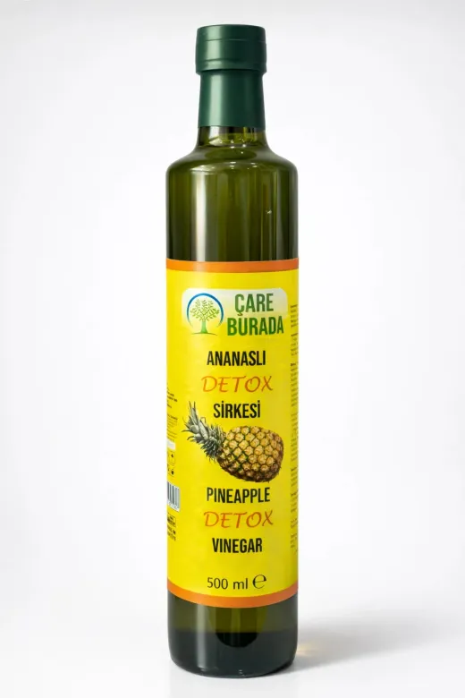 Çare Burada P5785S6795 Çareburada Ananaslı Detox Sirke 500 Ml | Formunu Korumaya Destek & Günlük Kullanıma Uygun