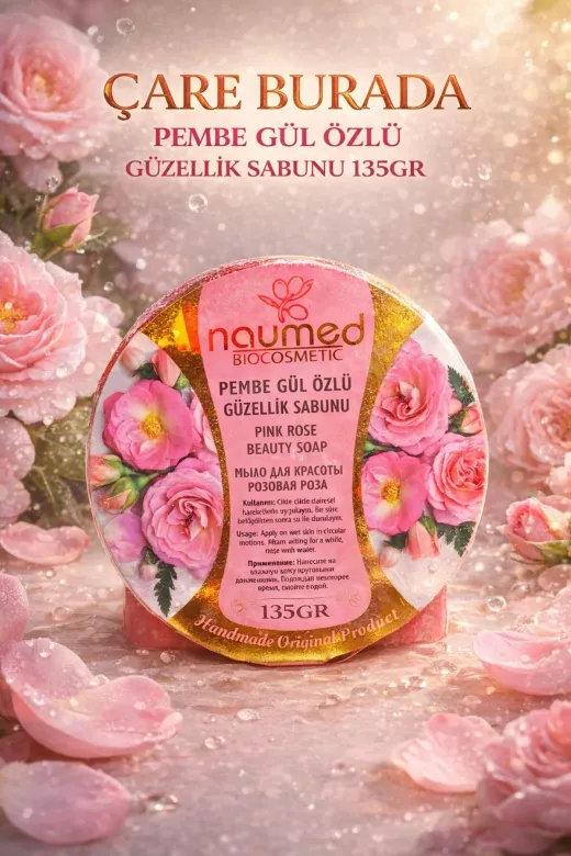 Çare Burada P5799S8264 Gül Yağlı Serum 100 Ml (Saç & Vücut & Yüz) + Gül Özlü Nemlendirici Krem 150 G + Gül Özlü Güzellik Sa