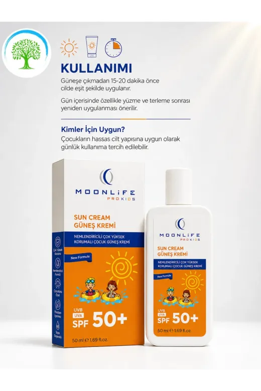 Çare Burada P5839S6442 Çareburada Pro Kids Spf 50+ Çocuk Güneş Kremi 50 Ml - Uva/uvb Koruma