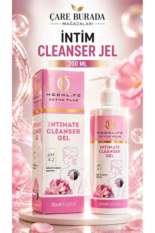 Çare Burada P5855S5289 Moonlife - İntim Temizlik Jeli 200 Ml (Ph 4.2)