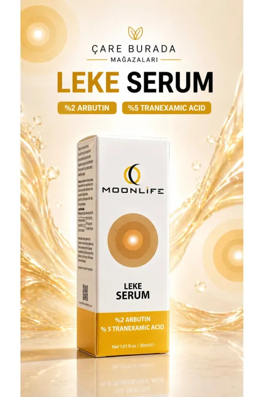 Çare Burada P5862S265 Moonlife - Leke Serumu 30 Ml (%2 Arbutin & %5 Tranexamic Acid)