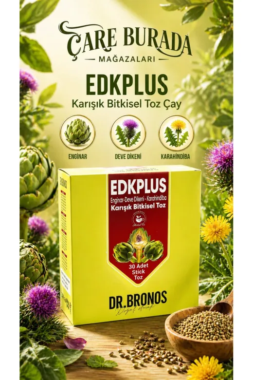 Çare Burada P5869S3061 Dr. Bronos - Edkplus 30'lu Stick Çay (Enginar & Devedikeni & Karahindiba)