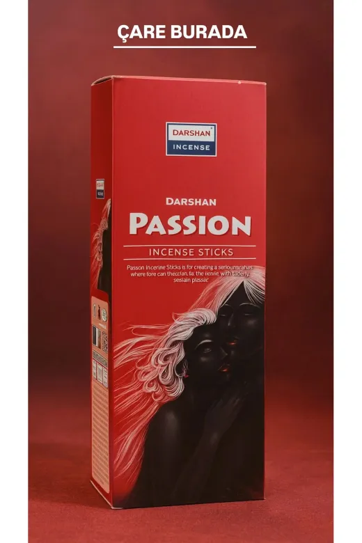 Çare Burada Passiontütsü Darshan Incense - Passion 20'li Çubuk Tütsü ( Sevgi & Tutku & Aşk)