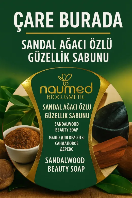 Çare Burada sandalağacıgüzelliksabunu Naumed Biocosmetic - Sandal Ağacı Özlü Güzellik Sabunu