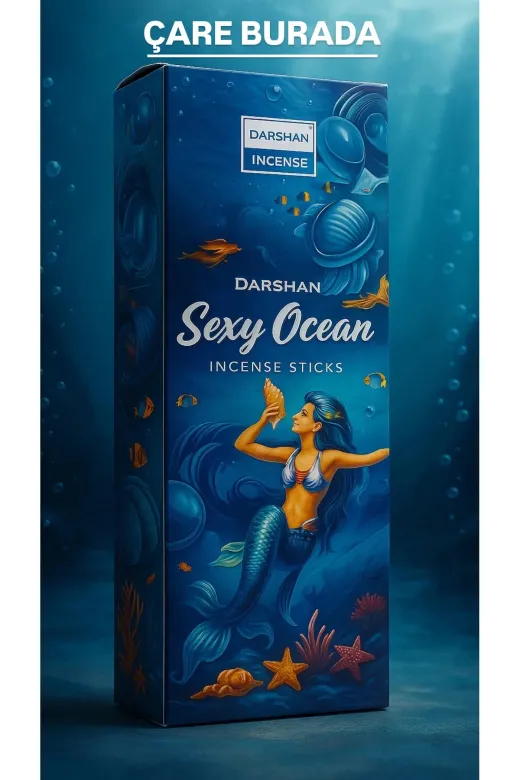 Çare Burada sexyoceantütsü Darshan Incense - Sexy Ocean 20'li Çubuk Tütsü