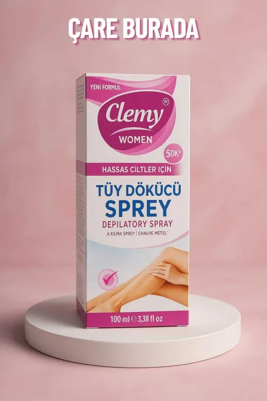 Çare Burada tüykadın Tüy Dökücü Sprey 100 Ml (Kadın)