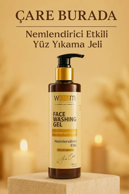 Çare Burada weemyüzyıkamajeli Weem - Nemlendirici Etkili Yüz Yıkama Jeli 225 Ml