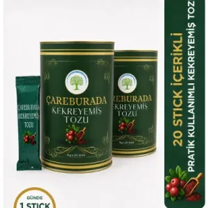 ÇareBurada 2 Adet Kekreyemiş Tozu 8g x 20 Stick