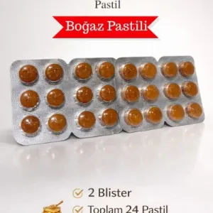 ÇareBurada Bal & Propolis Boğaz Pastili 24 Adet