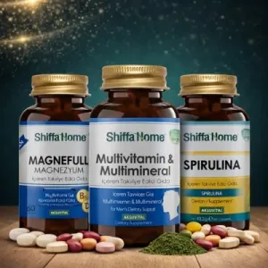 ÇareBurada Enerji Arkadaşları Set 2 Magnefull Magnezyum 60 tablet + Multivitamin & Multimineral + Spirulina