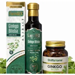 ÇareBurada Ginkgo Biloba Ekstrakt 250 ml - Ginkgo Biloba 60 Kapsül Set