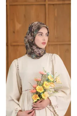 CARMELA DESEN EŞARP ACI KAHVE
